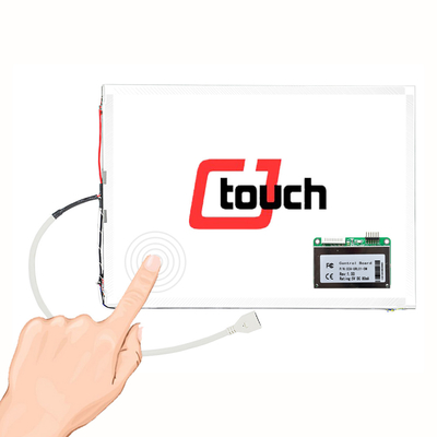 Panel táctil acústico de CJTOUCH, el panel de la pantalla táctil de 17 pulgadas para el cajero automático de la máquina de la posición del quiosco