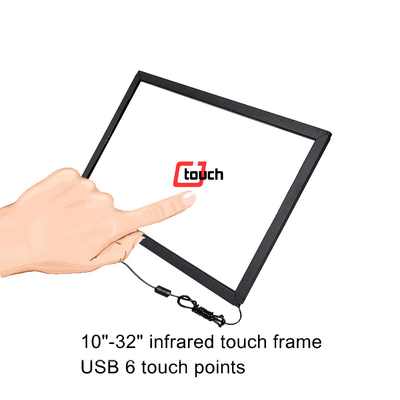 50&quot; 10 puntos de Digitaces de la pantalla táctil infrarroja para Whiteboard interactivo