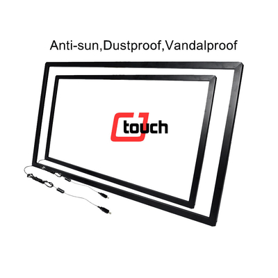 Pantalla táctil infrarroja práctica de 86 pulgadas con alta sensibilidad de la interfaz USB
