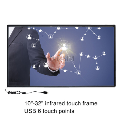 48&quot; pantalla táctil del sensor del IR del multi-touch, exhibición del tacto de 10 Touchpoints IR