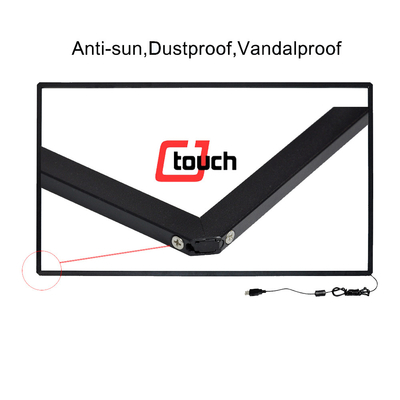 Monitor interactivo de la pantalla táctil de Whiteboard IR, 46&quot; pantalla táctil infrarroja del marco