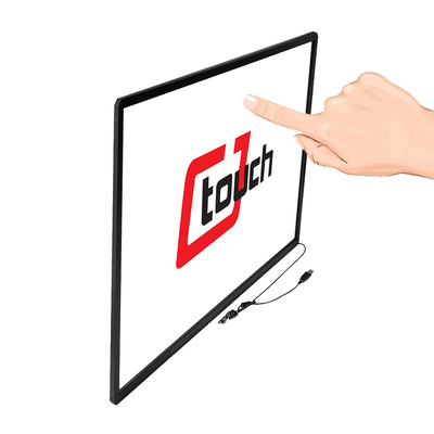 Pantalla táctil infrarroja interactiva de 15,6 pulgadas para la exhibición del LCD práctica
