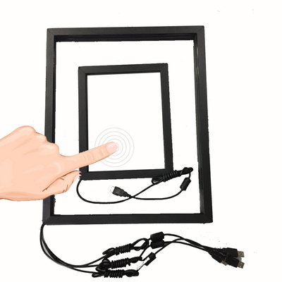 Multi-touch interfaz USB infrarroja de Kit With del panel de la pantalla táctil de 19 pulgadas