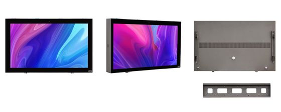 El quiosco ultra estrecho de la publicidad al aire libre del capítulo 55 pulgadas disipa rápidamente calor