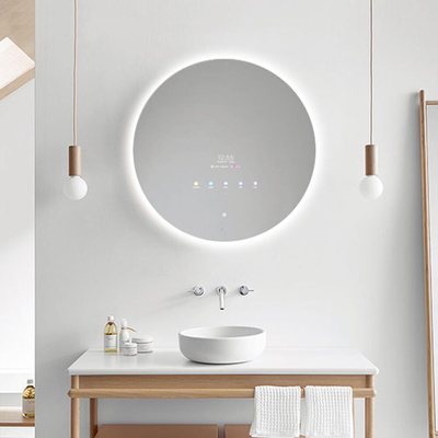 10,1” espejos elegantes de la pantalla táctil, IP65 PCAP alrededor de los espejos llevados del cuarto de baño