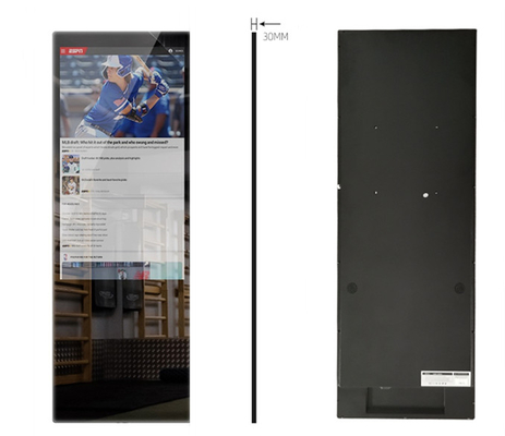 espejo elegante de la pantalla táctil de 32 pulgadas, espejo casero interactivo del gimnasio 350cd/m2