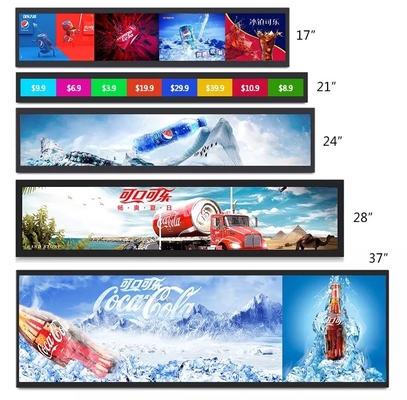 1500cd/m2 estiró la exhibición del Lcd de la barra, IPS panel LCD de Ultrawide de 36,5 pulgadas