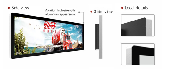 28inch estiró la resolución de los liendres 1920x578 del monitor LCD 700 de la barra