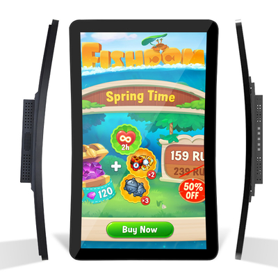 300 liendres curvaron el monitor de la pantalla táctil, pantalla curvada 32 para los juegos de Firelink/IGS