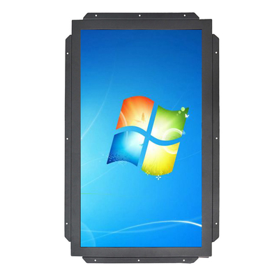 El panel infrarrojo a prueba de vandalismo del monitor del tacto de 32 pulgadas con el vidrio moderado 60Hz