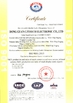 China Dongguan CJTouch Electronic Co., Ltd certificaciones